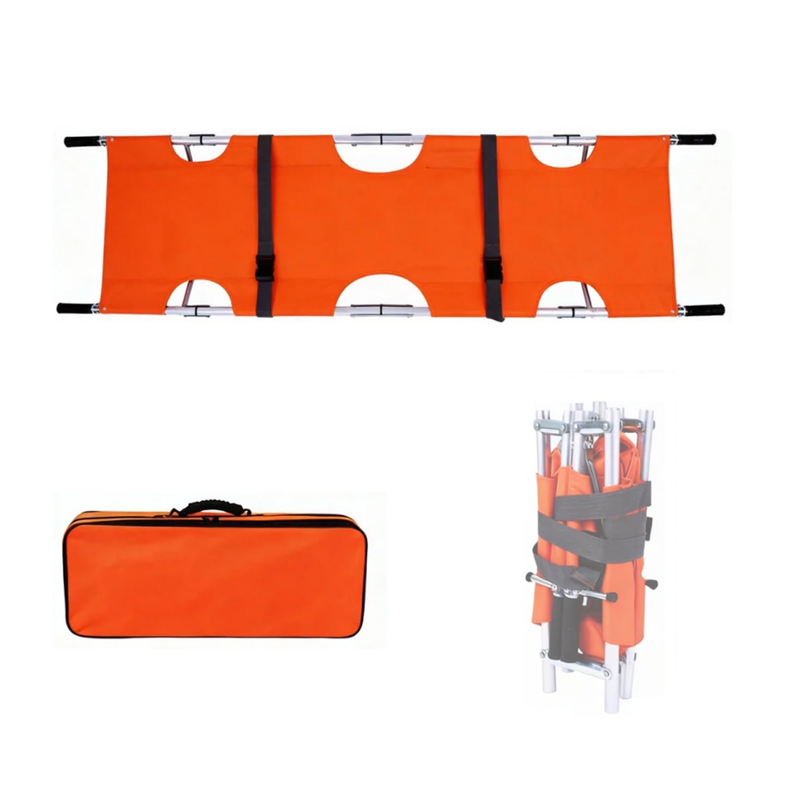 Barella Salvataggio Pieghevole Portatile,barella 4 Volte For Emergenza