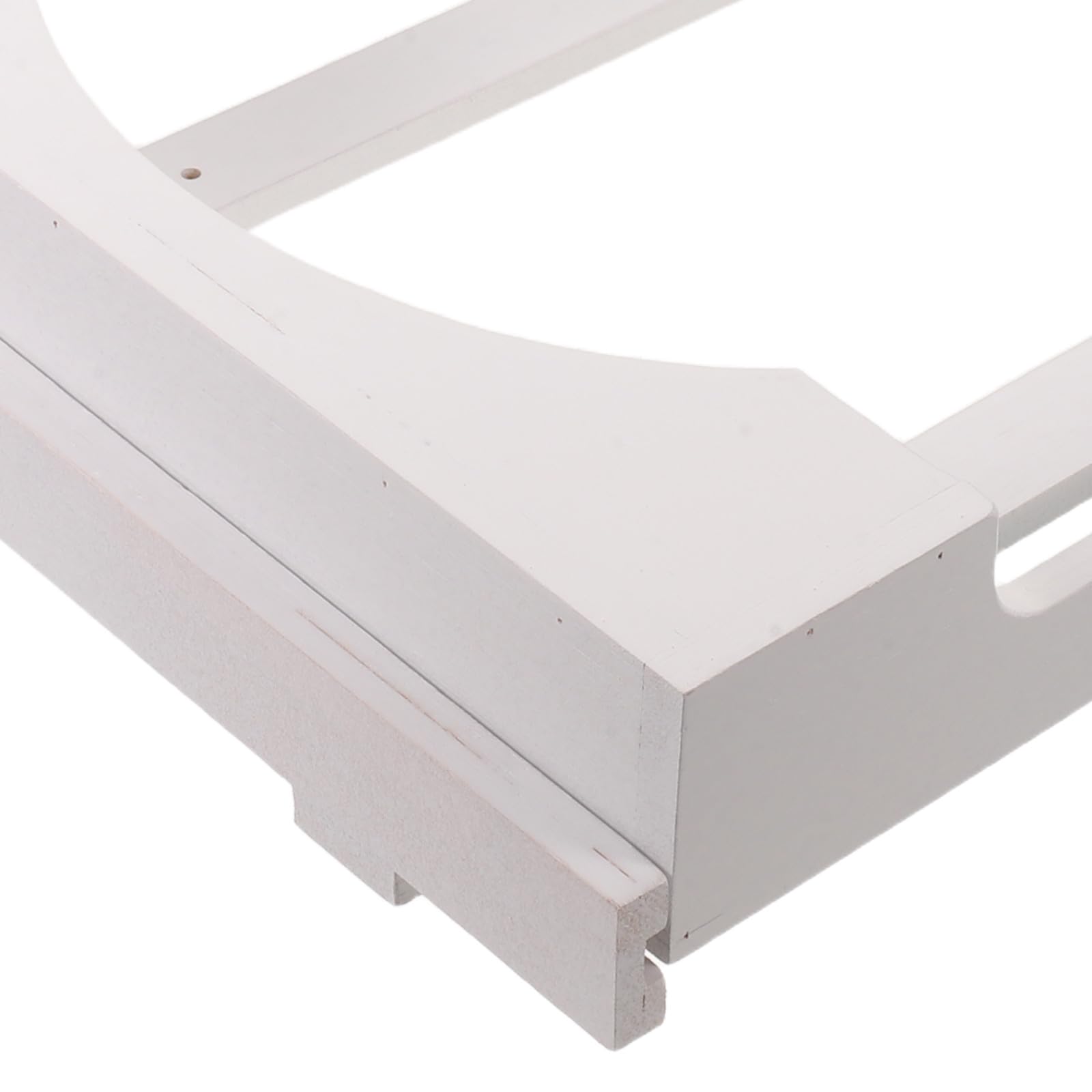 Lurrose Papptellerhalter für die Unterschrankmontage, vertikale Küchenarbeitsplattenhalterung für 23-cm-Teller, platzsparendes Regal/Arbeitsplatten-Caddy für Wohnmobil und Outdoor