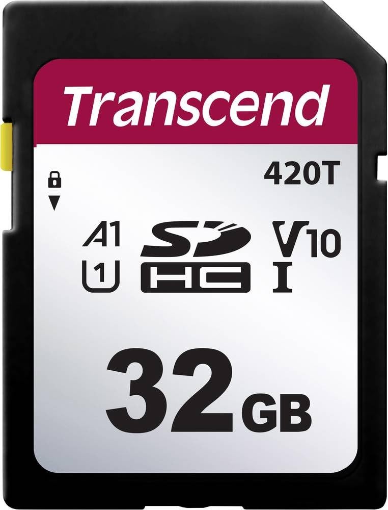 Transcend TS32GSDC420T - Tarjeta SD de 32 GB v30 Video Speed Class