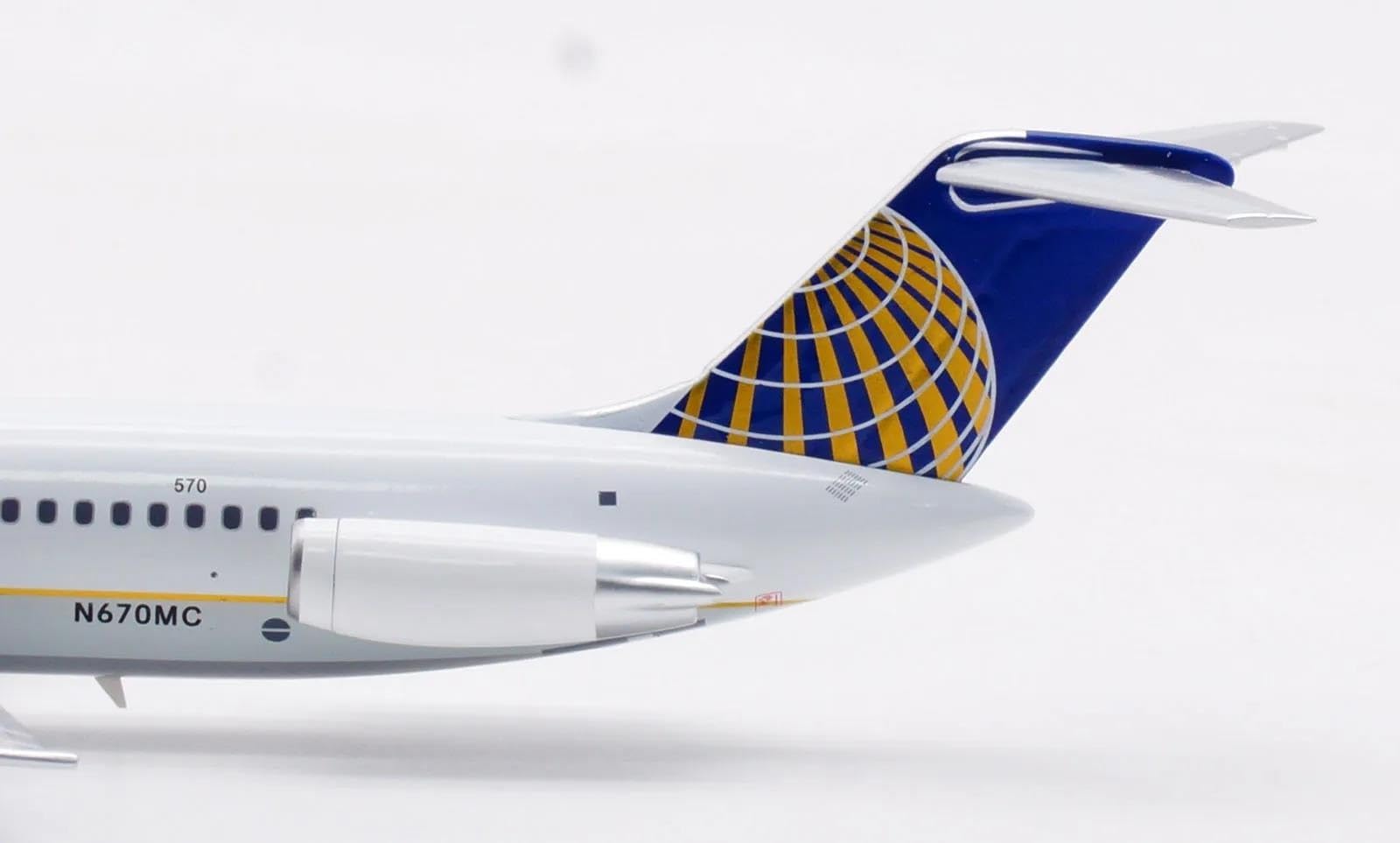 Model samolotu metalowy Model samolotu 1:200 dla CONTINENT McDONNELL Douglas DC-9-51 odlewany model samolotu odrzutowy Model kolekcjonerski zestaw skala Model samolotu