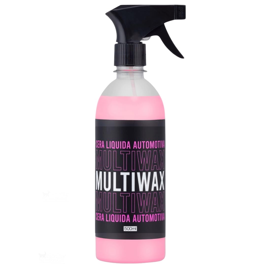Multiwax Cera Líquida Automotiva Carnaúba Brilho Premium