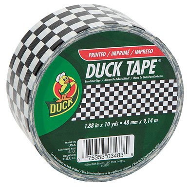 Duck Klebeband High Performance 10 yd. Schwarz Checker