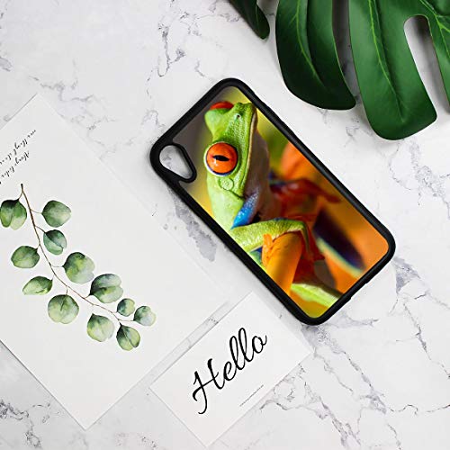 Aeiniwer For Iphone Xr, Art Design Soft Back Case Phone Cover, Hot12821 Green Frog 12821 #TOP3