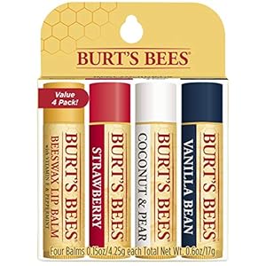 Burt’S Bees Natural Lip Balms-Cadeauset, 1 X 4 Stuks