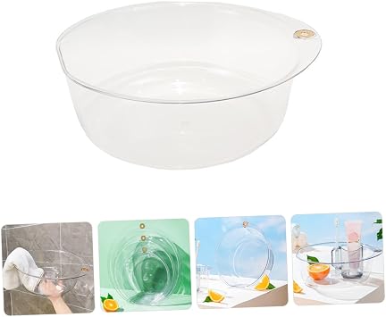 Plastic Multi-use Wash Basin Versatile Dish Basin for Face Washing Clothes and Kitchen Use Durable Plastic Washing Bowl for Home and Travel