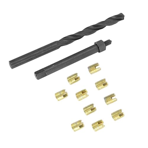 Kit de reparación de roscas de helicoidal M4x0.7, herramienta de instalación de taladro giratorio de rosca autorroscante