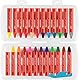 FABER-CASTELL 120034 - Wachsmalkreiden Jumbo 24er Box, inklusive Neon-Farben und Hautfarbe