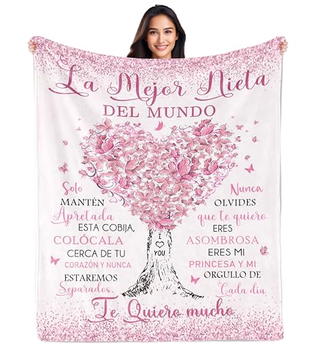 Abuela Gifts, Regalos para Abuela, Grandma Gifts in Spanish, Abuelita Gift, Gift for Abuela Blanket 60"x50"