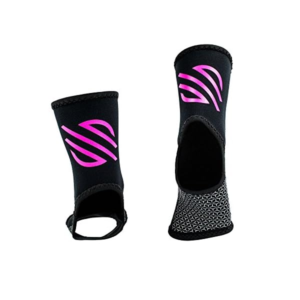 Sanabul-Essential-Striking-Gel-Ankle-Guard-for-MMA-Muay-Thai-Kick-Boxing-Pair Sanabul Essential Striking Gel Ankle Guard for MMA Kickboxing | Ankle Sleeves for Men & Women | MMA Kickboxing Muay Thai Ankle Support and Protection (Pair) (Pink, S/M)