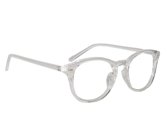 Peter Jones Round Anti Glare Reading Glasses for Men Women, Computer Readers UV 400 Customise Prescription (AG004)