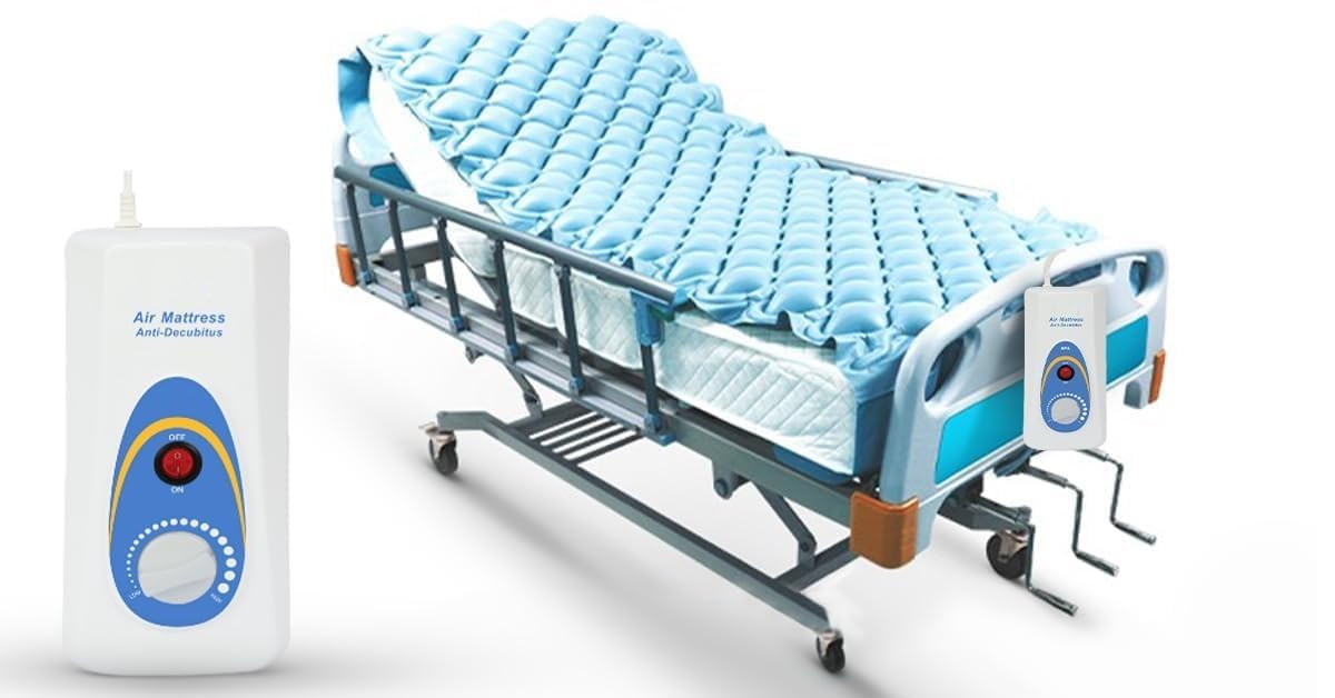 Medical Technologies Materasso ad aria Terapia per piaghe da decubito Materasso a bolle anti-decubito Materasso ad aria con compressore gonfiabile