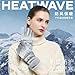 keynoyin Winter Fleece and Thick Warm Gloves, Anti-Slip Cycling Student ski Gloves - Ear Style [Pink]