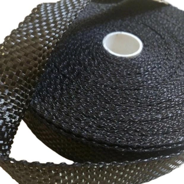 Carbon Fiber Fabric Braid Belt - 20mm/30mm Wide Plain Woven Cloth - 3K 280g - 1 Piece(50mmx5meters)