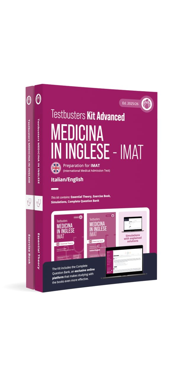 Testbusters. Test di medicina in inglese IMAT. Kit advanced. Con Complete Question Bank. Con simulazioni commentate