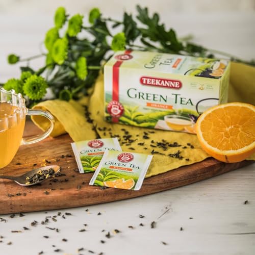 TEEKANNE Green Tea Collection - Green Harmony (6 x 20 Bags) - Grüner Tee-Set (Dekond gift) - 210g