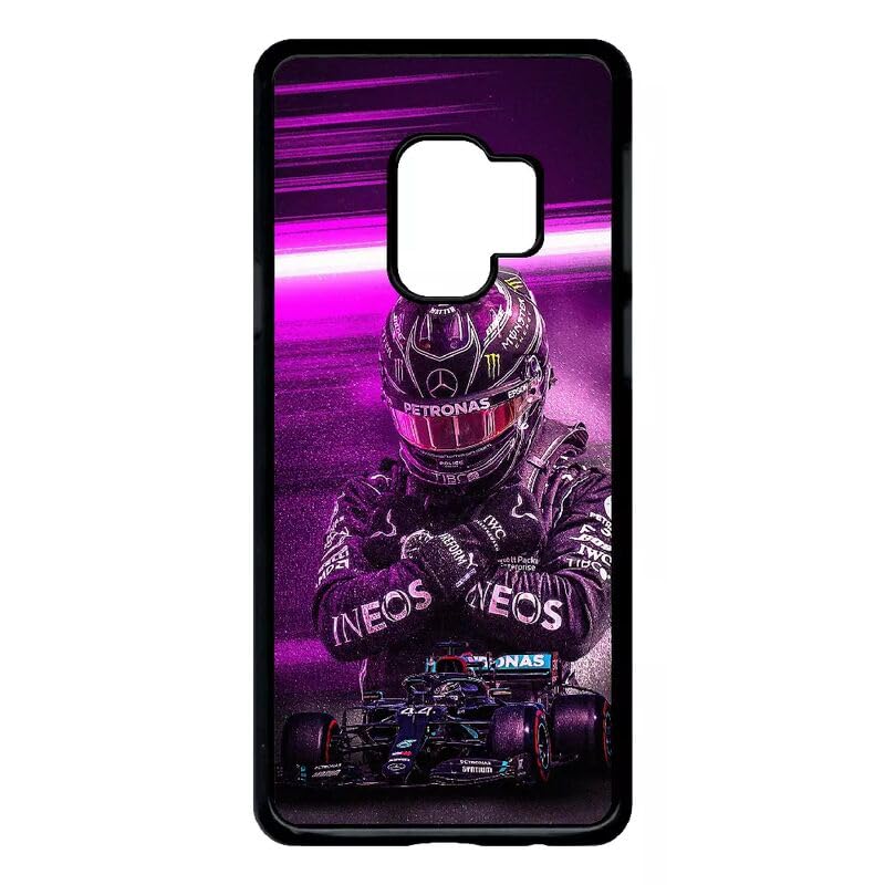 Coque Galaxy S9 Lewis Hamilton noire idéale au quotidien pour motard