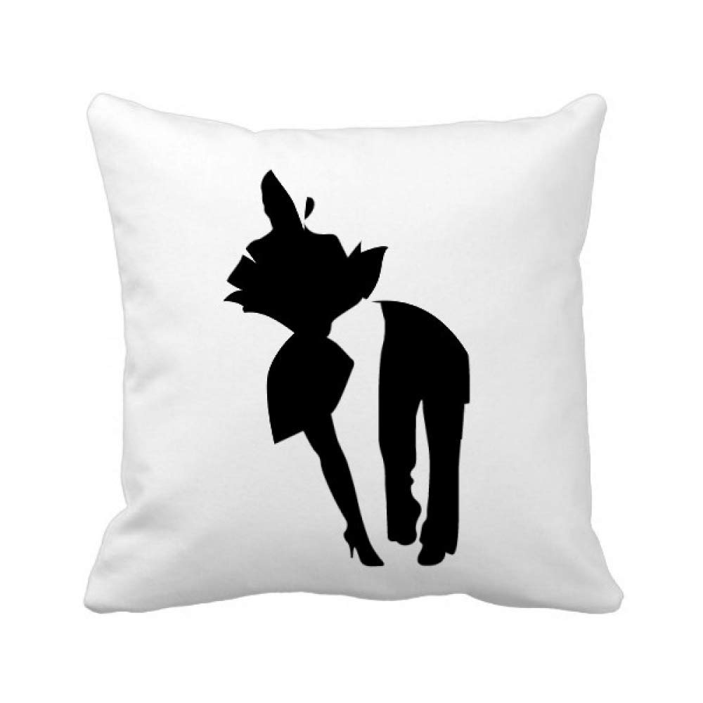 Housse coussin danse de salon haute densité motif graphique DIY