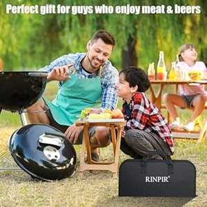 31pcs Stainless Steel BBQ Grill Accessories Set for Men Dad, Heavy Duty Grilling Tools for Outdoor Camping, BBQ Utensils Kit with Mats, Grill Brush in Carrying Bag Brown 31pcs Stainless Steel BBQ Grill Accessories Set for Men Dad Heavy Duty Grilling Tools for Outdoor Camping BBQ Utensils Kit with Mats Grill Brush in Carrying Bag Brown