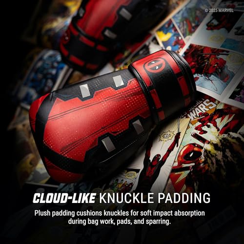 Image of Hayabusa Marvel Classic Boxing Gloves for Men, Women & Kids - Officially Licensed | 16oz 12oz 8oz 6oz Training, Sparring, Bag & Pad Work