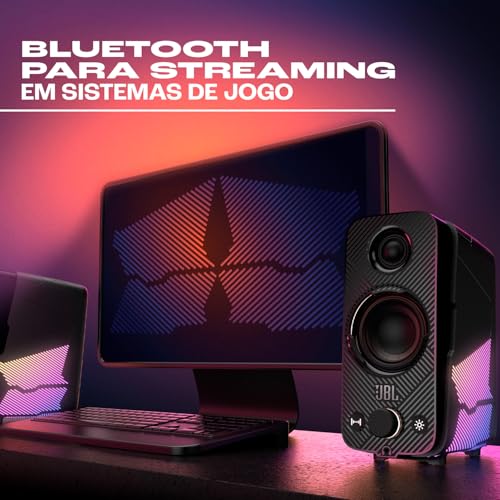 JBL, Caixa de Som Gamer, Quantum Duo 20W - Preta