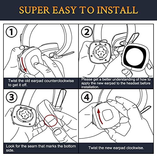 Soulwit Cooling Gel Replacement Ear Pads Cushions For Marshall Major I/Ii/Iii/Iv Anc Bluetooth Wireless/Wired Headphones, For Marshall Major 1/2/3/4 Headset, Earpads With Noise Isolation Foam #TOP5