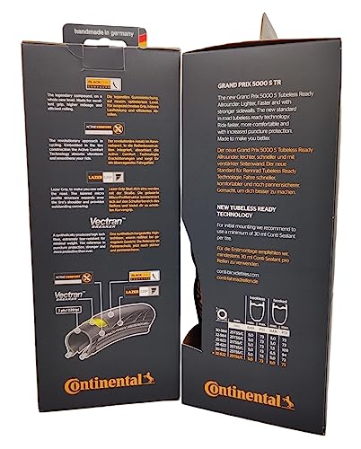 Continental Grand Prix 5000 S TR – Tubeless Road Bike Tire |