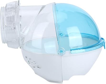 Hamster Bath Sand, Hamster Sand Bath Container Hamster Bathroom Hamster Cage Tubes Hamster Toilet Dust Bath for HamsterBlue
