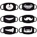 CIKIShield Ayo and Teo Face for Boys Kids,Cool Luminous Face Exo Anti Dust Face Set of 6 (Style 1)