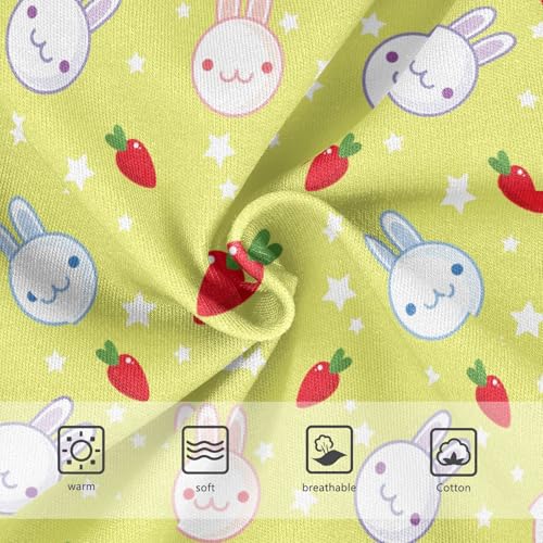 Little Girl Underwear Toddler Panties Kids Undies Rabbit Strawberry Cartoon Soft Cotton Briefs 2T-8Y3