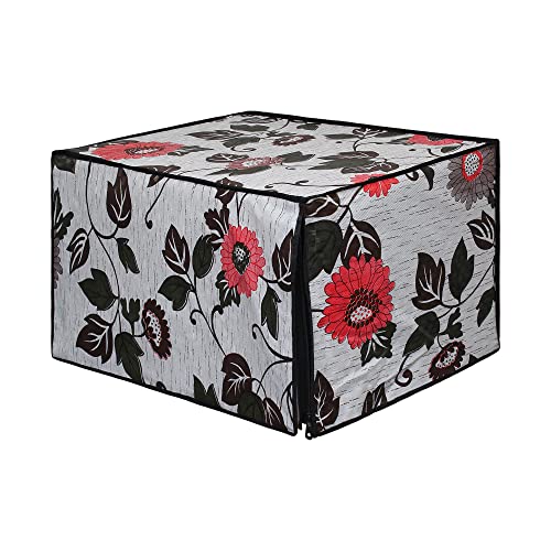 Image of DREAM KING Stylish Design & Printed Microwave Oven Cover Full Closure |waterproof & Dustproof Oven Cover Suitable for All Models - Multicolour SA21