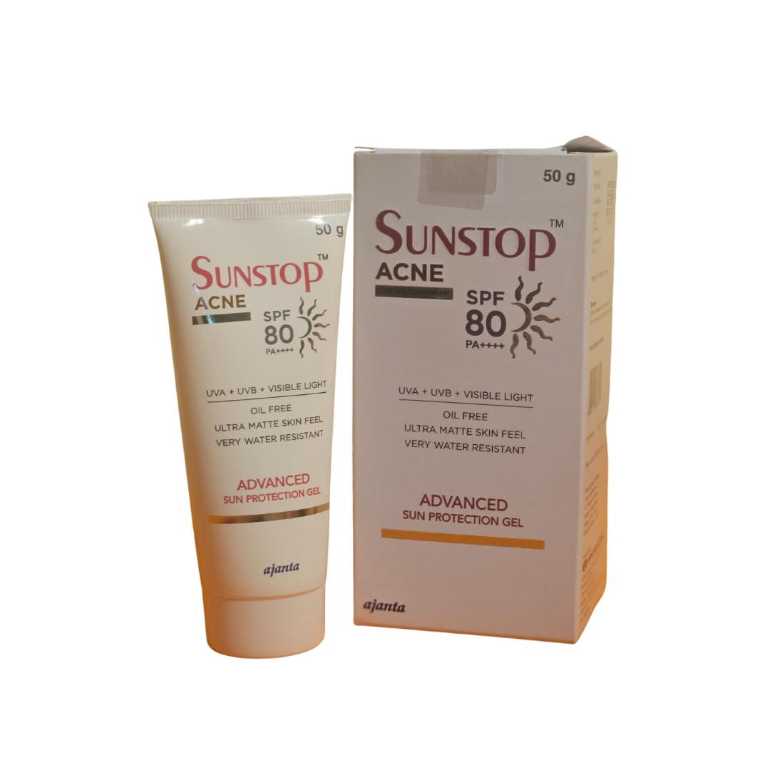 SUN STOP SUNSCREEN range (50g, Ance SPF 80+)