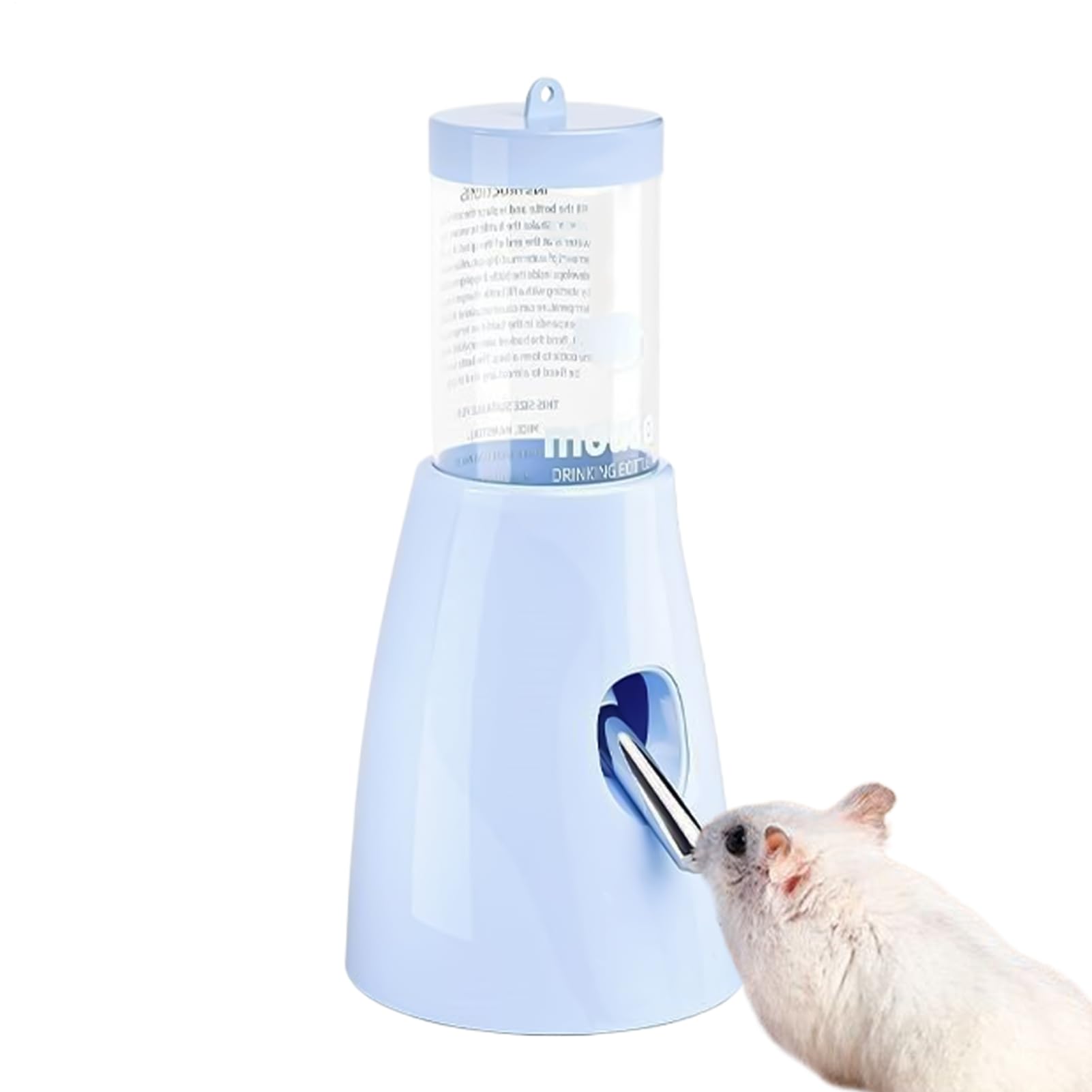 Hamster Drinking Bottle,Hamster Water Bottle with Stand | 80ml Leak-Proof Open-Bottom Drinker Supplies for Small Animal Indoor Dorm Bedroom Living Room Balcony
