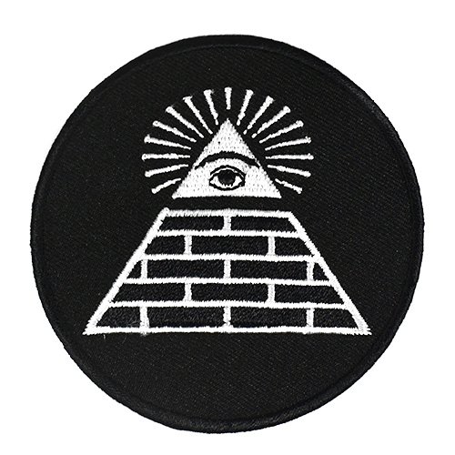 Amazon | フリーメイソン プロビデンスの目 刺繍アイロンワッペン