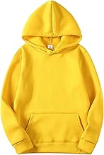 OYUEGE Men's Hoodie, Pullover Shirt, Casual, Sweatshirt, Loose, Long Sleeve, Plain, Top, Large Size, Hooded, Loose, Spring, Autumn