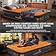 Luxchoice Luftbett Luftmatratze Selbstaufblasend 1 Person mit Integrierter Elektrischer Pumpe Premium Gästebett Aufblasbare Matratze für Camping oder Heimgebrauch