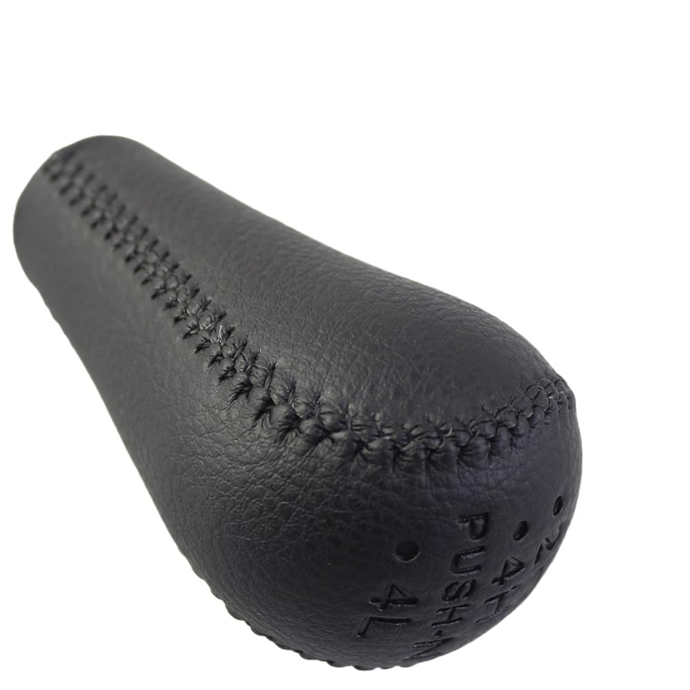 Cvytxesye Ships From: China Mainland; B Leather Gear Shift Transfer Case Knob Compatible With Nissan Patrol Gu Y61 Y62(Ships From: China Mainland; B)