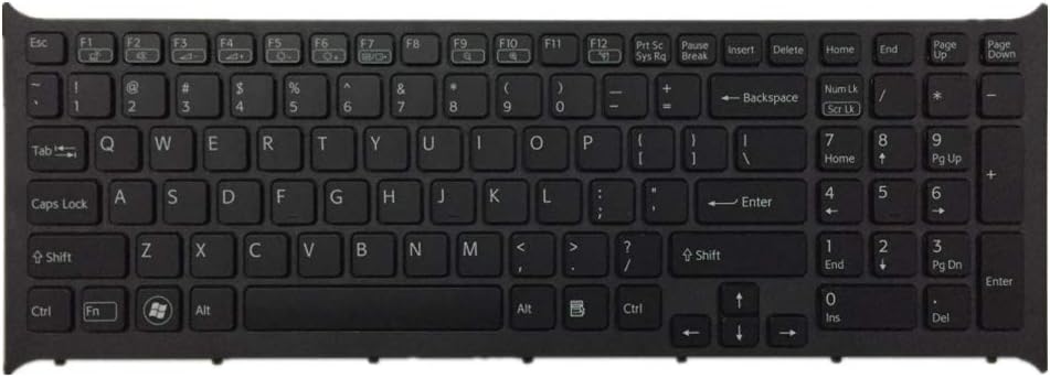 Laptop Keyboard For SONY VPCCB VPCCB15FD VPCCB15FK VPCCB17FX VPCCB190X VPCCB22FX VPCCB23FX VPCCB25FX VPCCB27FD Black US English Edition