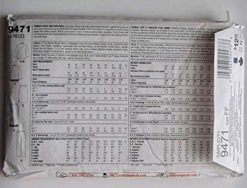 Patron de couture Simplicity 9471 jupe et pantalon d'ajustement impeccable - 3