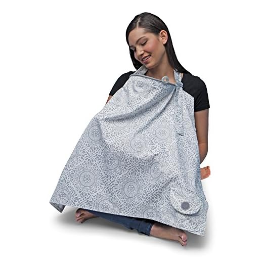 Boppy Nursing Cover for Breastfeeding, Boho Gray
