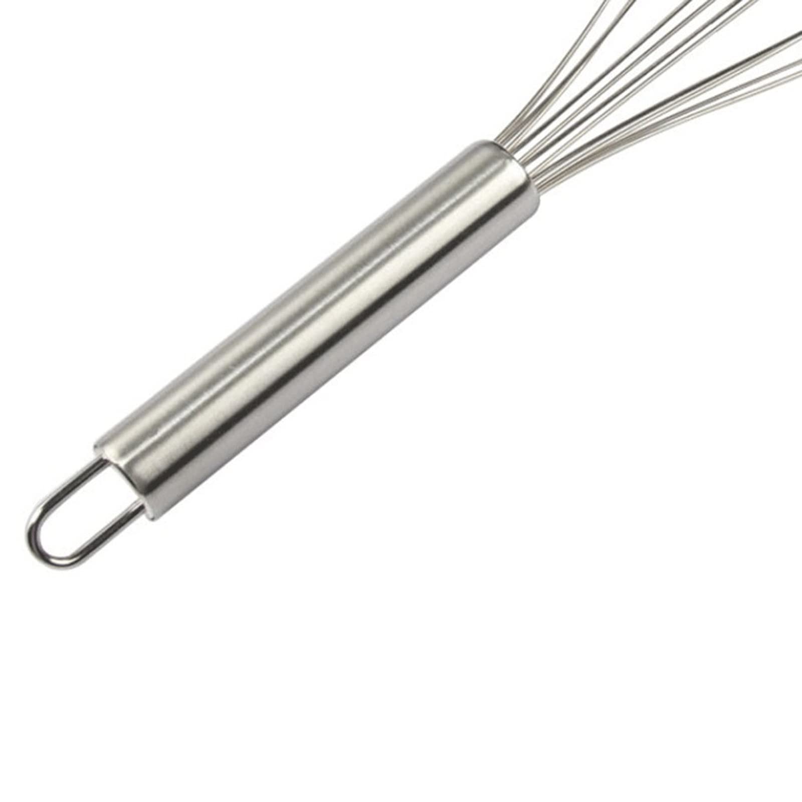 Schneebesen, Schneebesen aus Edelstahl, 10-Zoll-Edelstahl-Ballondraht-manueller Schneebesen-Backgerät-Milchcreme-Buttermischer