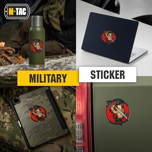 Image of M-Tac Morale Sticker Tactical Girl - 3D Sticker - Bumper Sticker - Tactical Military Stickers for Laptop, Tablet, Phone, Notebook, Car Bumper, Hard Hat (#3 Sith)