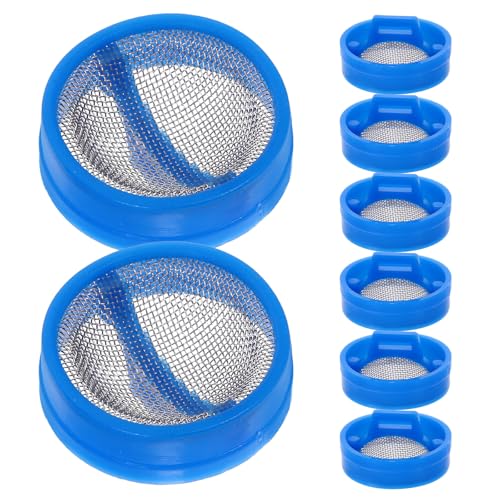 Mipcase Filtros de Malla para Válvula de Entrada de Agua Lavadora 2 Cm 8 Piezas Kit Repuesto Accesorios Lavadoras Automáticas para Mantenimiento y Prevención de Fugas