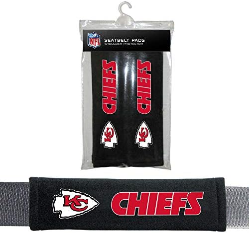 Fremont Die Kansas City Chiefs Velour Seat Belt Pads