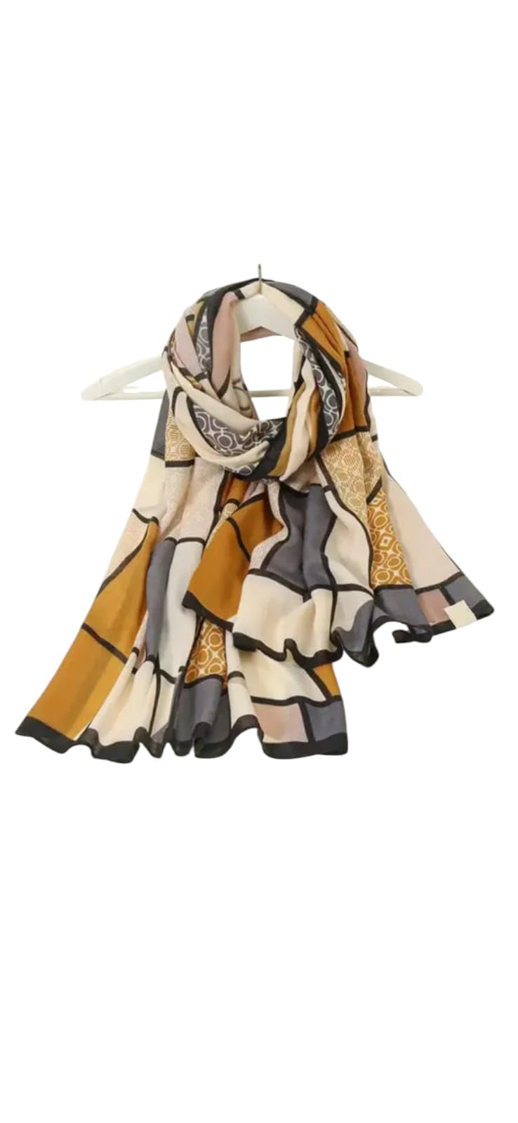 Zahid's Premium Imported Stole/Scarf/Hijab for Women Oversized Soft Lightweight Wrap for All Seasons (Womens-Scarf-21)-image-6