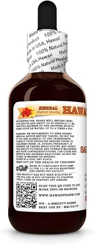 Miniatura 3 de Hawaii Pharm Extracto de zarzaparrilla, tintura para comodidad de las articulaciones, aumenta los niveles de hierro, mejora la función inmunológica,