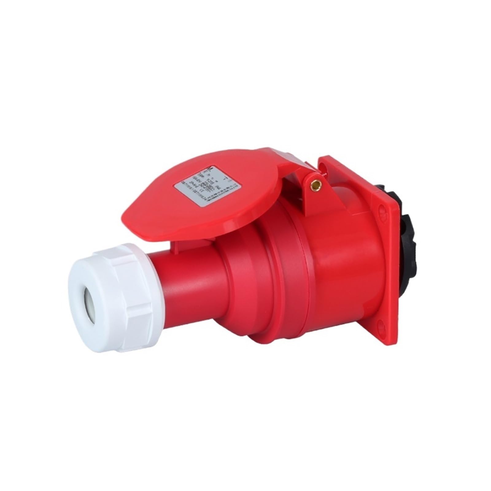Presa Industriale Impermeabile Spina Aviazione Maschio e Femmina Docking Spina elettrica trifase a Quattro Poli 32A antideflagrante IP44(Concealed Installation Set)