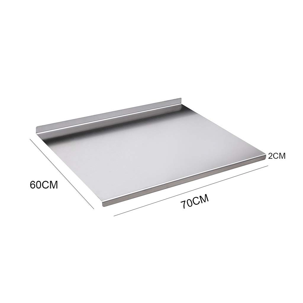 Tabla de Cortar Tabla de cortar de acero inoxidable Tabla de cortar para el hogar Tabla de cortar para cocina 304 Tabla de cortar resistente de grado alimenticio Bandeja para hornear para repostería,