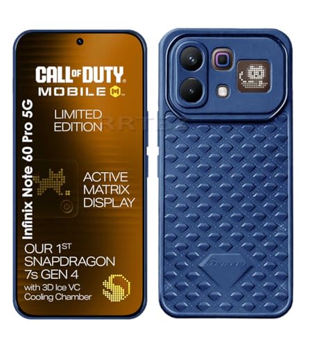 Image of Soft Back Cover Compatible with Infinix Note 60 Pro 5G - Silicone Blue