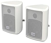 Audibax Pícolo PR-41W Pareja Altavoces Estantería HiFi y Sonorización 75 W Soporte Pared Incluido Blanco