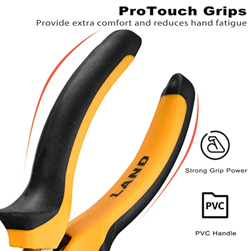 Land Lineman's Pliers,8 Inch Side Cutters,High Leverage Combination Pliers Multi-Purpose Fencing Wire Pliers #TOP1